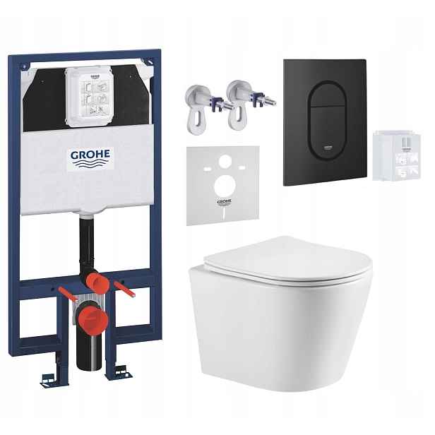 7v1 Wc Set, Stelaz Grohe Slim Wc Mísa Imprese Tornado, Tlačítko