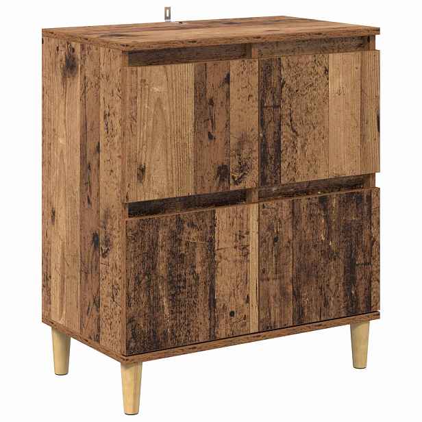 vidaXL Servírovací skříň Staré dřevo 60 x 35 x 70 cm Kompozitní dřevo