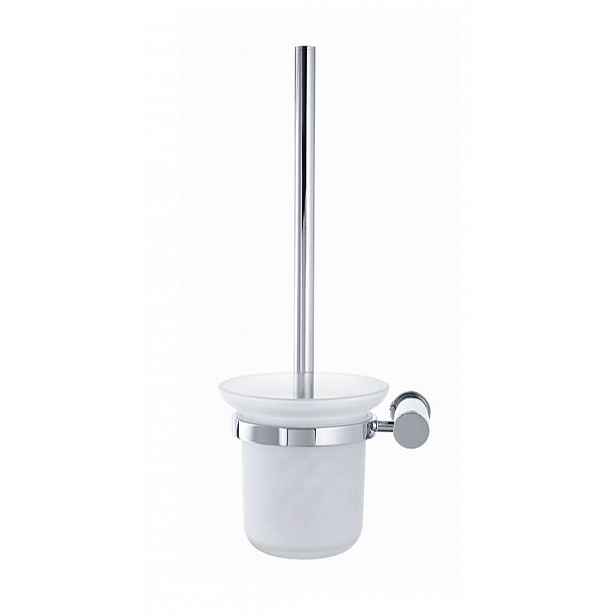 Duravit D-Code - WC štětka nástěnná, matné sklo/chrom 0099271000
