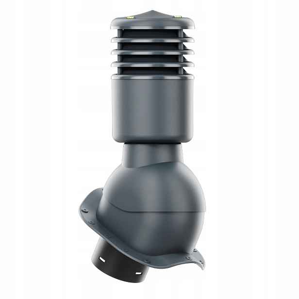 Větrací komín Smartline profil W 125 mm, zateplený, antracitový