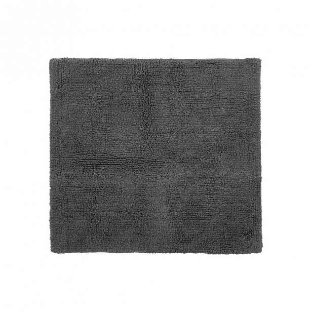 Šedá bavlněná koupelnová předložka Tiseco Home Studio Luca, 60 x 60 cm