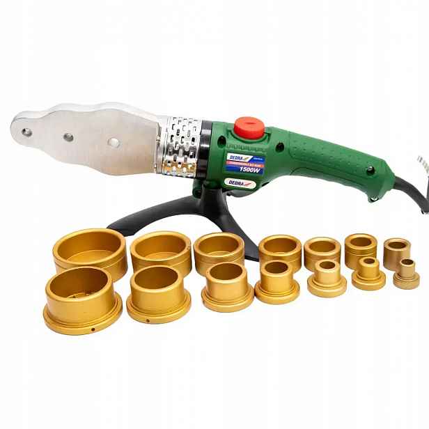 Svářečka plastových trubek a spojek DED7514 1500W 16-63 mm