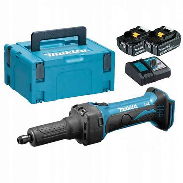 Akumulátorová bruska Makita DGD800RTJ Lxt 18V 2x5Ah, jednoduchá, kufr