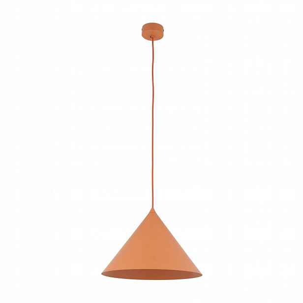 Závěsná lampa Stropní závěs Oranžová E27 Regulace Cono Tk Lighting