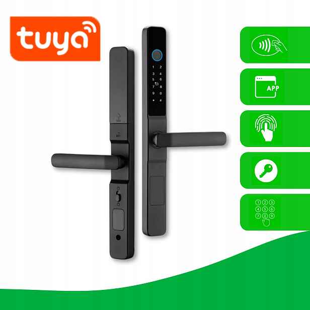 Inteligentní zámek dveří Smart Lock Mia SL-10-TUYA-W Aplikace WiFi