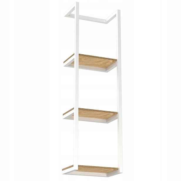 Bílá 3-úrovňová koupelnová police Bathroom Organization 9031 Luminex