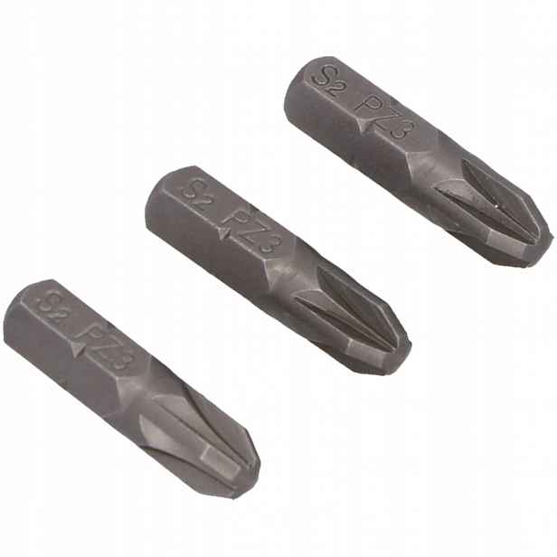 Draumet Premium bity PZ3 25mm 3ks Cr-v S2, 25 ks