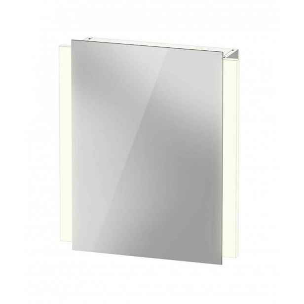 Duravit Ketho.2 - Zrcadlová skříňka s LED osvětlením, 70x60x16 cm, 1 dvířka, panty vpravo K27135R00001000