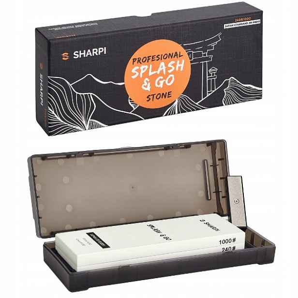 Vodní kámen Sharpi Splash and Go 240/1000 brousek vyrovnávač
