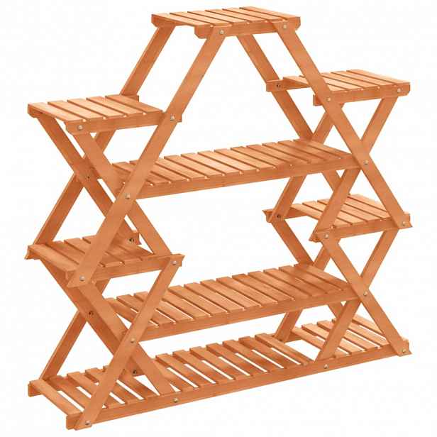 vidaXL Stojan na květiny 110 x 25 x 110,5 cm masivní jedlové dřevo