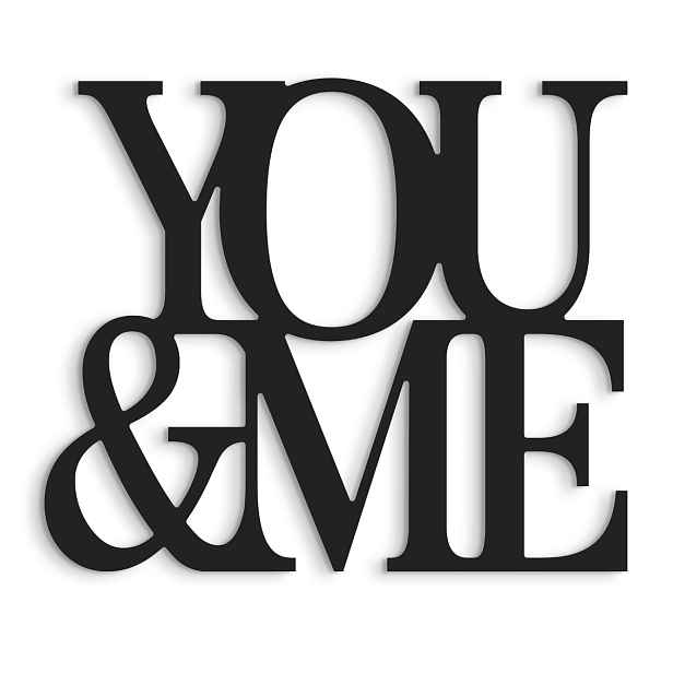 3D DECOR YOU & ME samolepící černá 40x40 cm Styler