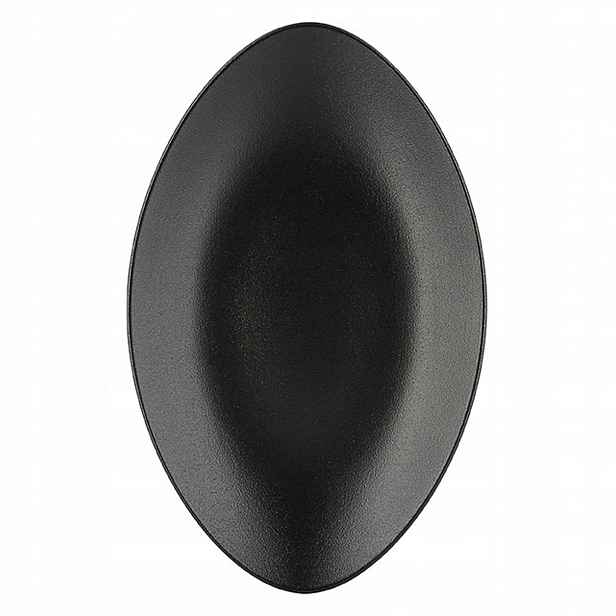 Equinoxe Oválný talíř 35 x 22,3 cm černý Revol