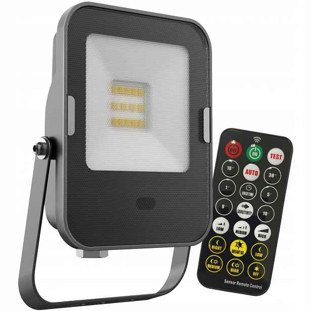 Led reflektor Halogen Lampa 10W 6500K Snímač pohybu Dálkový Ovladač
