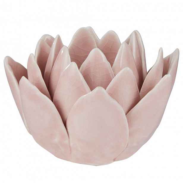 Butlers BLOSSOM Svícen na čajovou svíčku květ - sv. růžová