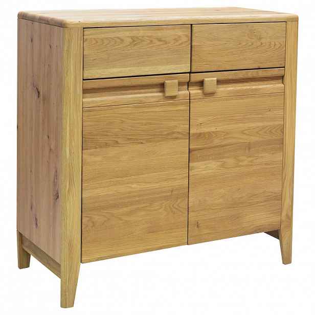 Linea Natura KOMODA, divoký dub, dub artisan, divoký dub, 92,6/92/42,7 cm