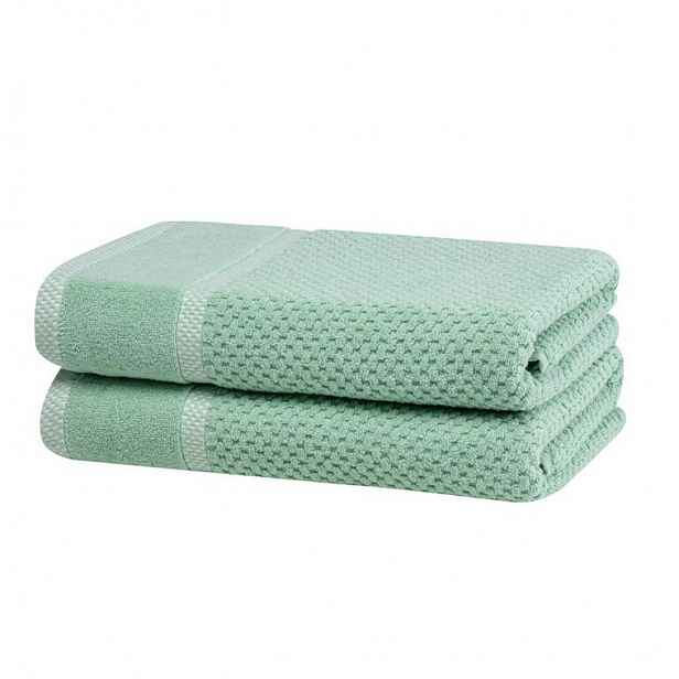 Sada 2 ks froté osušek MODENA zelená 70 x 140 cm