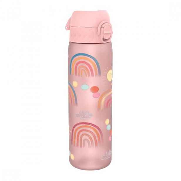 SLIM dětská láhev na vodu, recyklační, 500 ml, Rainbows - Ion8