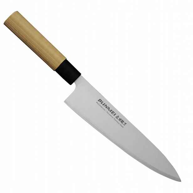 Bunmei Japonský ostrý Nůž pro šéfkuchaře 56-57 Hrc 20 cm