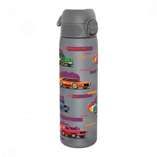 Dětská láhev na vodu SLIM, recyclon, 500 ml, Sport Cars - Ion8