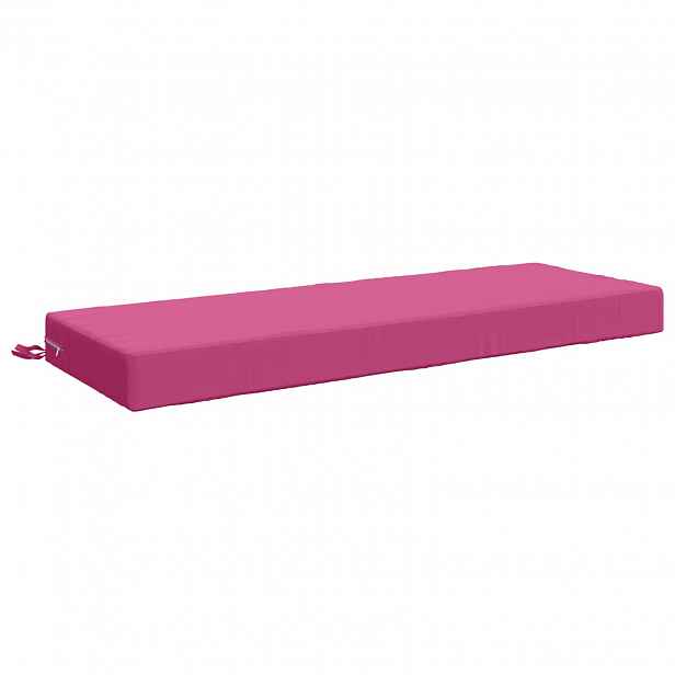 vidaXL Polštář na sedák SOEST 100% polyester Růžová 120 x 40 x 10 cm