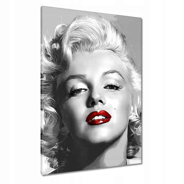 Obrazy 70x100 Monroe Červené rty