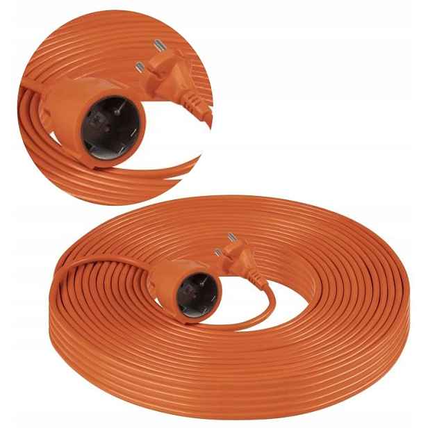 Prodlužovací Kabel Pvc Ip 20 50 m 1x2P, H03VV-F 2x1,5 mm2