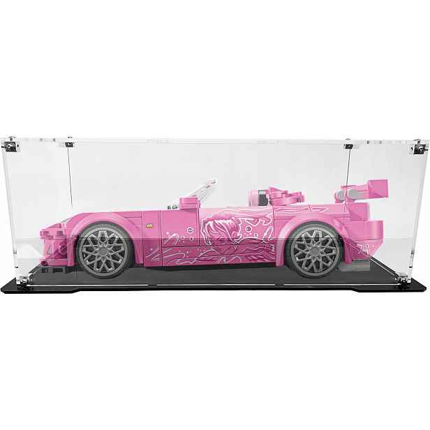 Vitrína s černou základnou pro sadu Lego 77241 Speed Champions Honda S2000