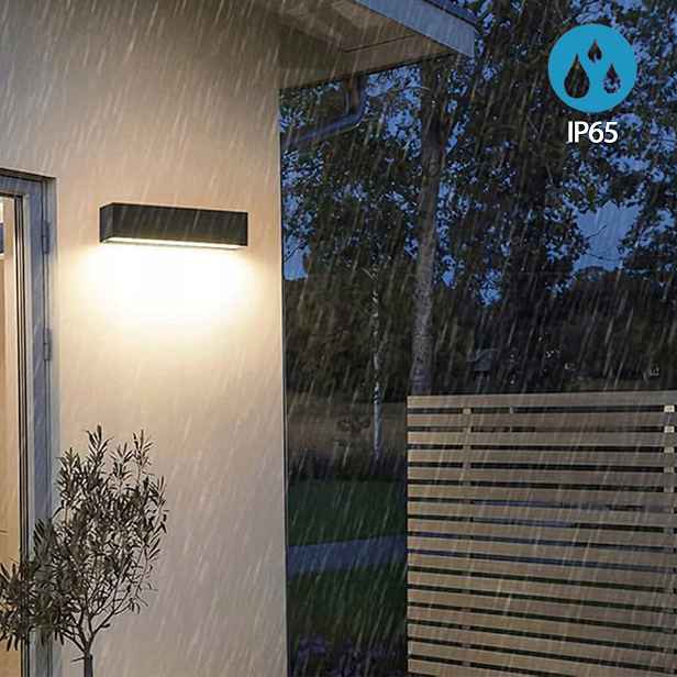 12W venkovní voděodolné nástěnné Led lampy IP65, dveřní reflektory, 20 cm