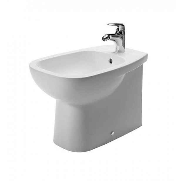 Duravit D-Code - Stojící bidet, 360x560 mm, otvor pro baterii, bílá 22411000002