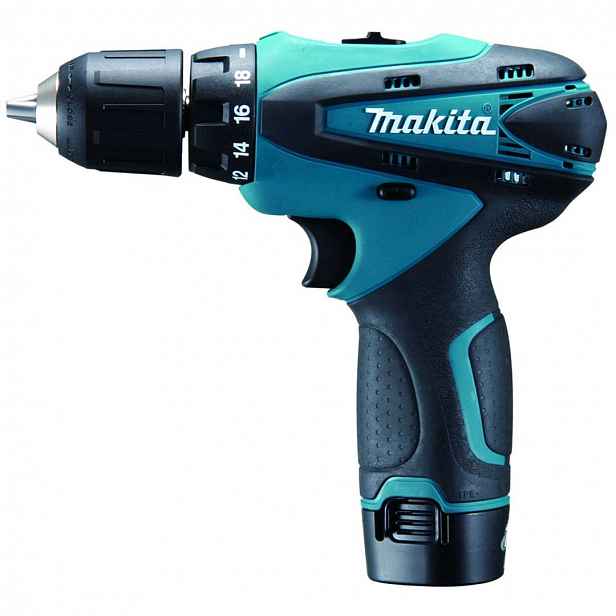 Makita - 10,8V AKU vrtací šroubovák, 2x aku Li-ion 1,3 Ah, nabíječka DF330DWE
