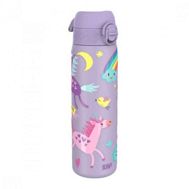 SLIM láhev na vodu, nerezová ocel, 500 ml, Unicorns Periwinkle - Ion8