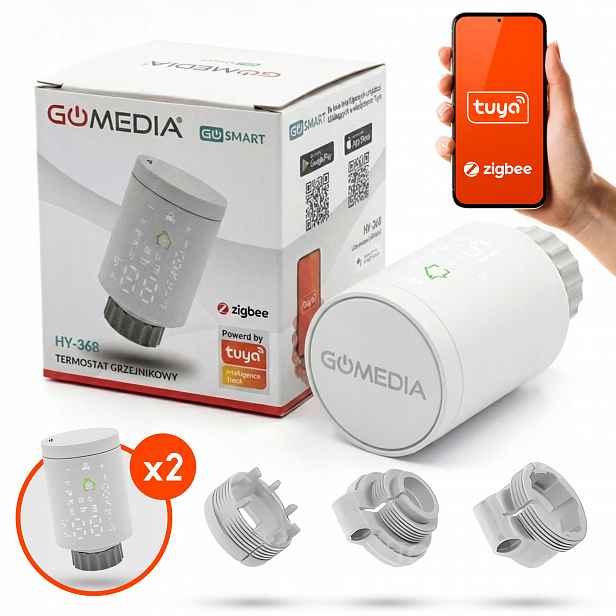 Termostatický radiátor Smart Home Tuya ZigBee 2 ks