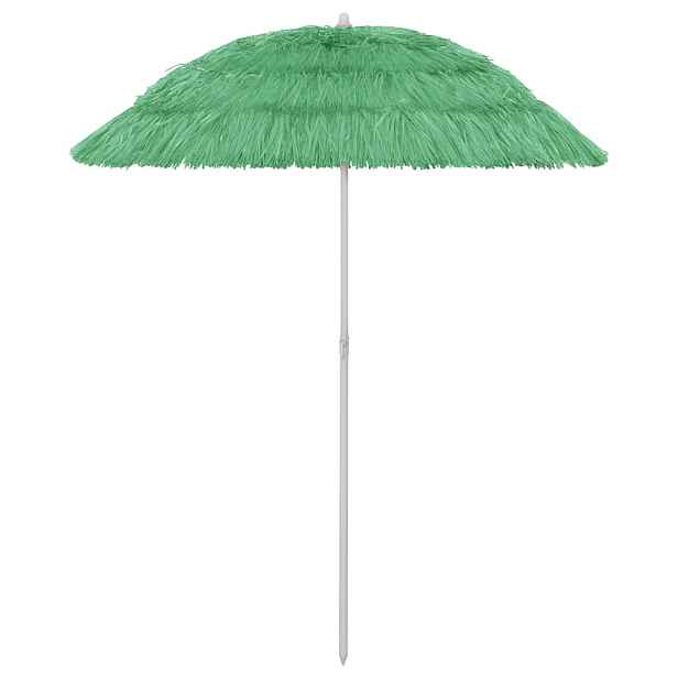 vidaXL Plážový slunečník Hawaii zelený 180 cm