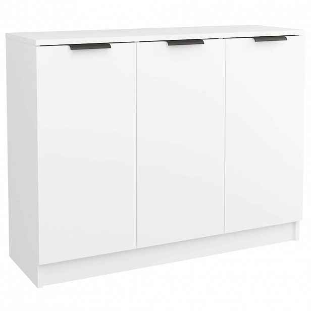 vidaXL Příborník bílý 90,5 x 30 x 70 cm kompozitní dřevo
