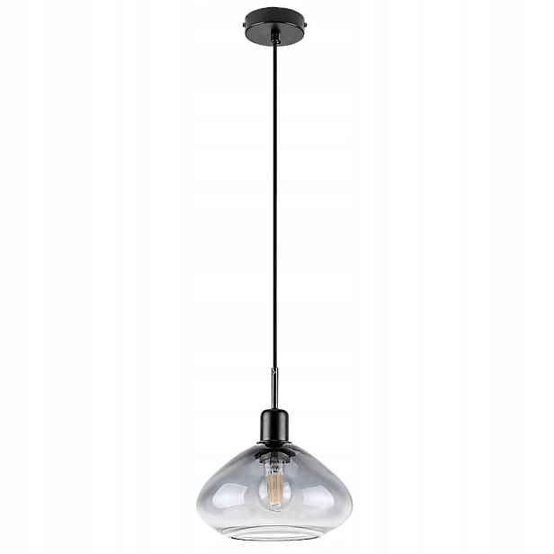 Moderní kouřová závěsná lampa do obývacího pokoje