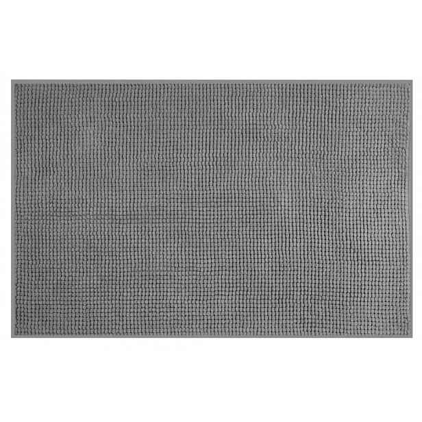 AQUALINE - CHENILL koupelnová předložka 50x80cm, 100% polyester, šedá CH2013