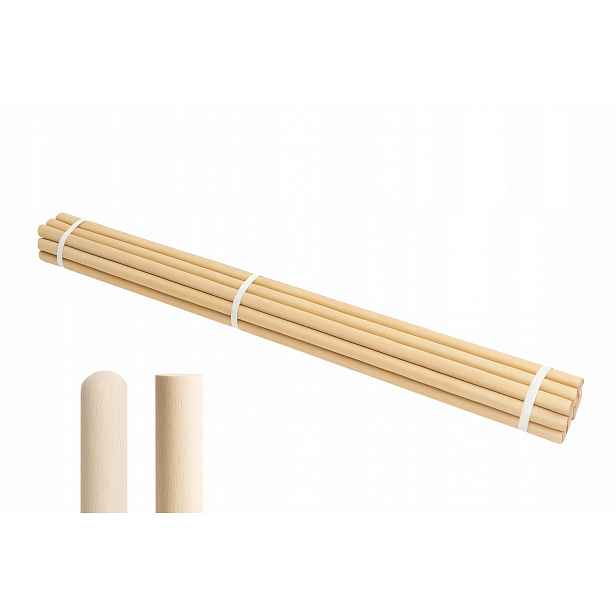 Styl Násadka Tyč na metlu Tyč vlajky rostlin 22 mm 120 cm 25 ks Fsc