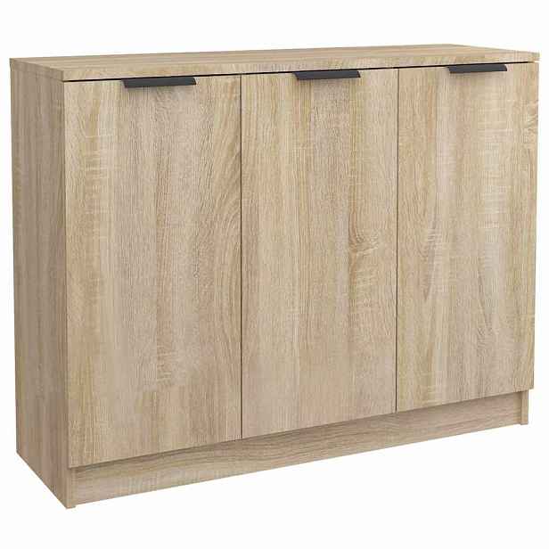 vidaXL Příborník dub sonoma 90,5 x 30 x 70 cm kompozitní dřevo