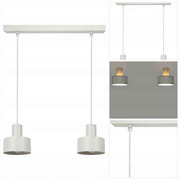 Závěsná lampa béžová Rif 2 – útulná atmosféra v ložnici Sigma Lighting