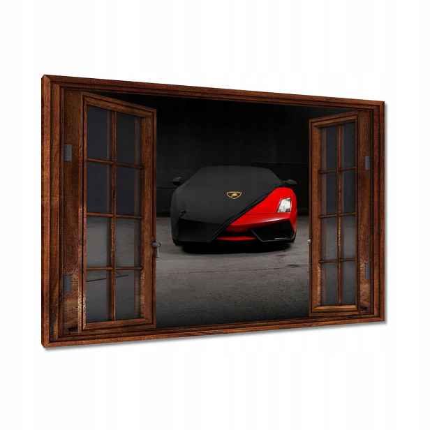 Obrazy 120x80 Červené sportovní auto