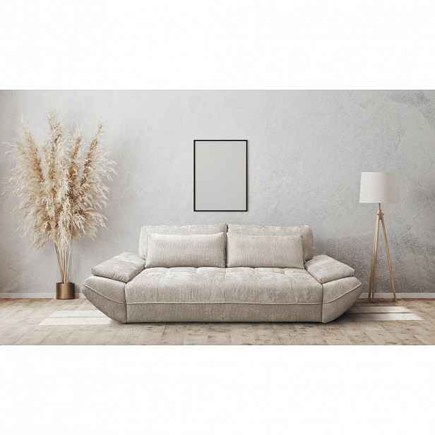 Livetastic ROZKLÁDACÍ POHOVKA, dřevo, textil, kompozitní dřevo, pískové barvy