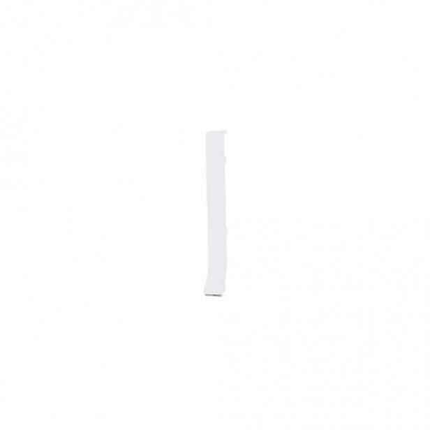 Spojka k soklu Eviso bílá mat, hliník délka 1 cm, výška hrany 60 mm, ASWH0460C