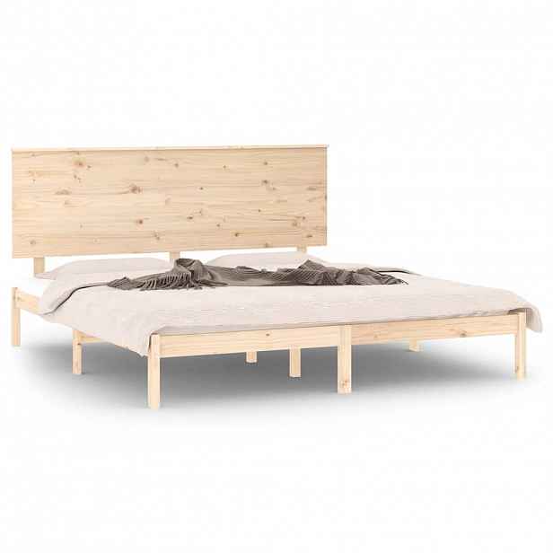 vidaXL Rám postele masivní dřevo 150 x 200 cm King Size