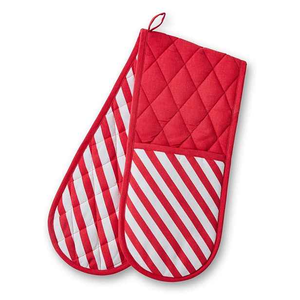 Bavlněná dvojitá kuchyňská chňapka Candy Cane – Catherine Lansfield
