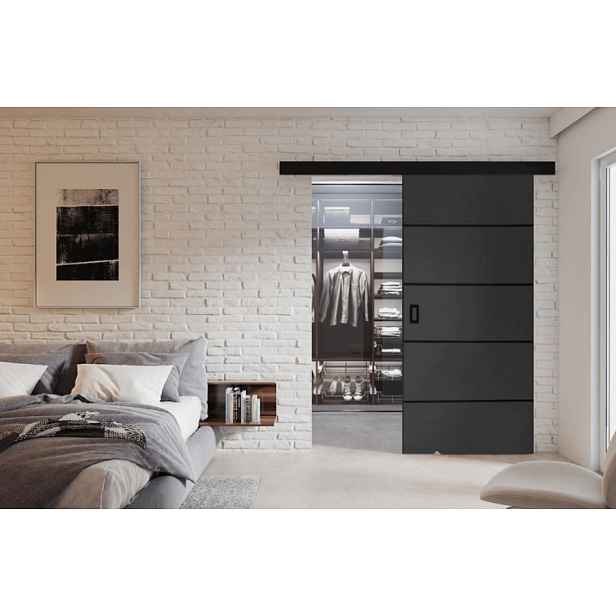 KIER Posuvné dveře WERDI PLUS | 90 cm Barva: Grafit - Antracit