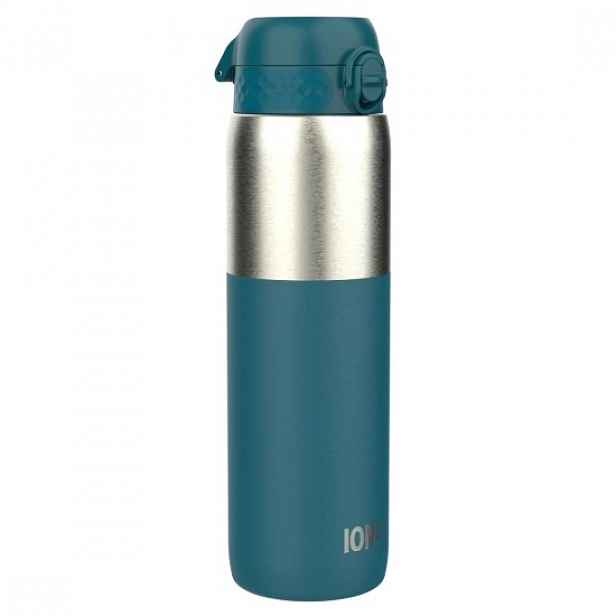 Láhev na vodu, nerezová ocel, 1,2 L, Deep Teal - Ion8