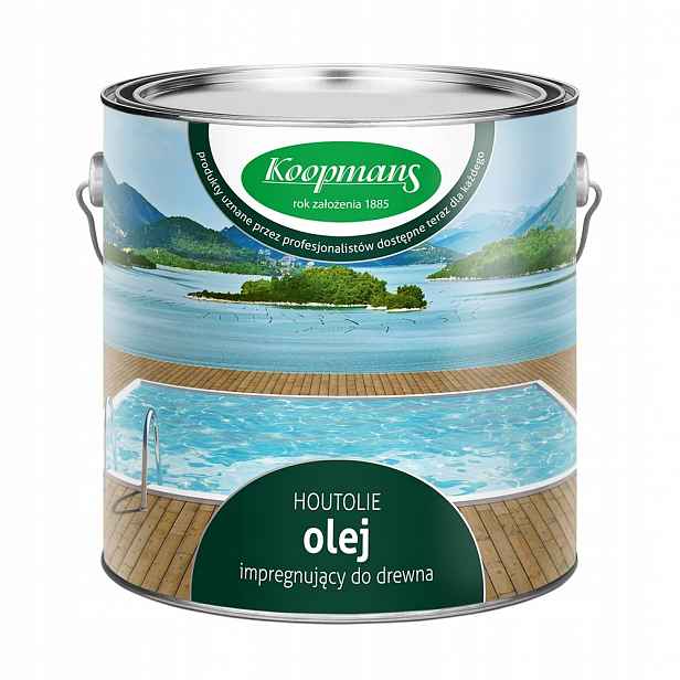 Olej Na Terasy A Fasády Koopmans Houtolie 5 L Šedý Sardinský 020