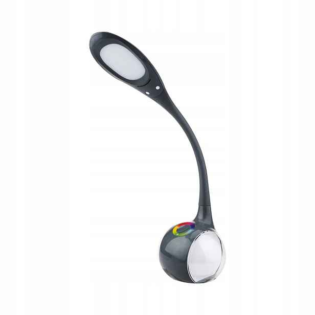 Stolní lampa s Rgb lampou na stůl s nočním podsvícením šedá Nilsen
