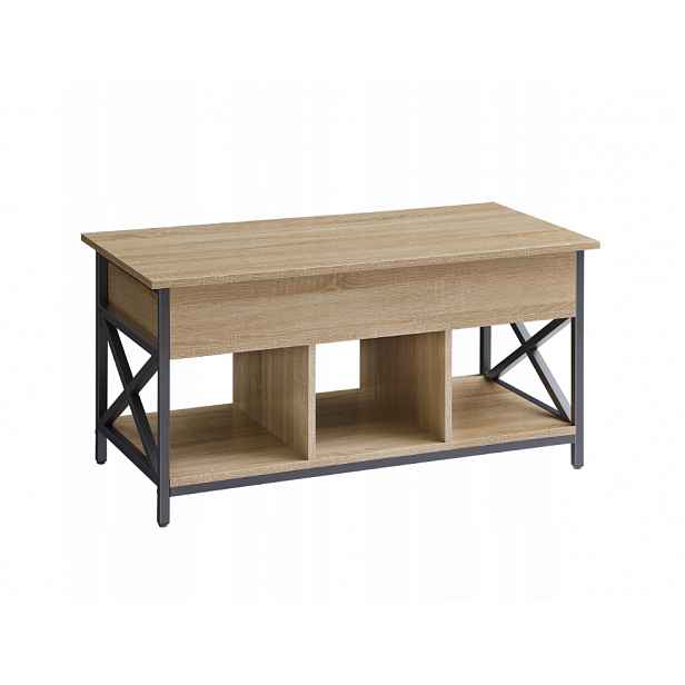 AKCE Konferenční stolek TAYLOR SONOMA s výsuvnou deskou 100x50 cm II. jakost