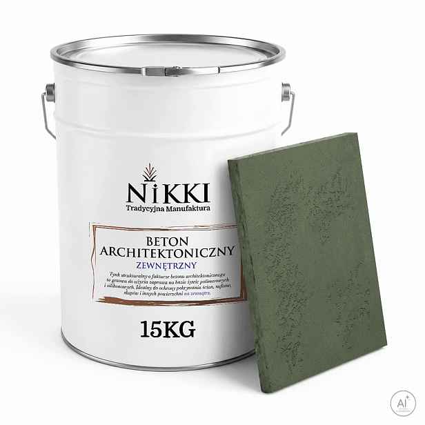 Fasádní omítka s Betonu strukturou, vnější, 15 kg, zelená, tmavá F466